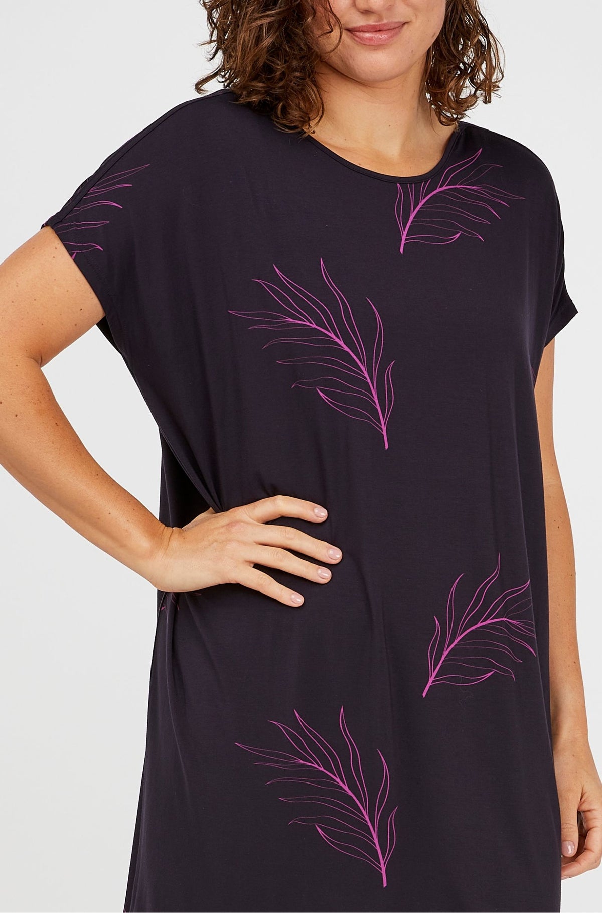 Ava Box Dress - Botanical