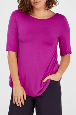 Elbow Swing Tee - Magenta