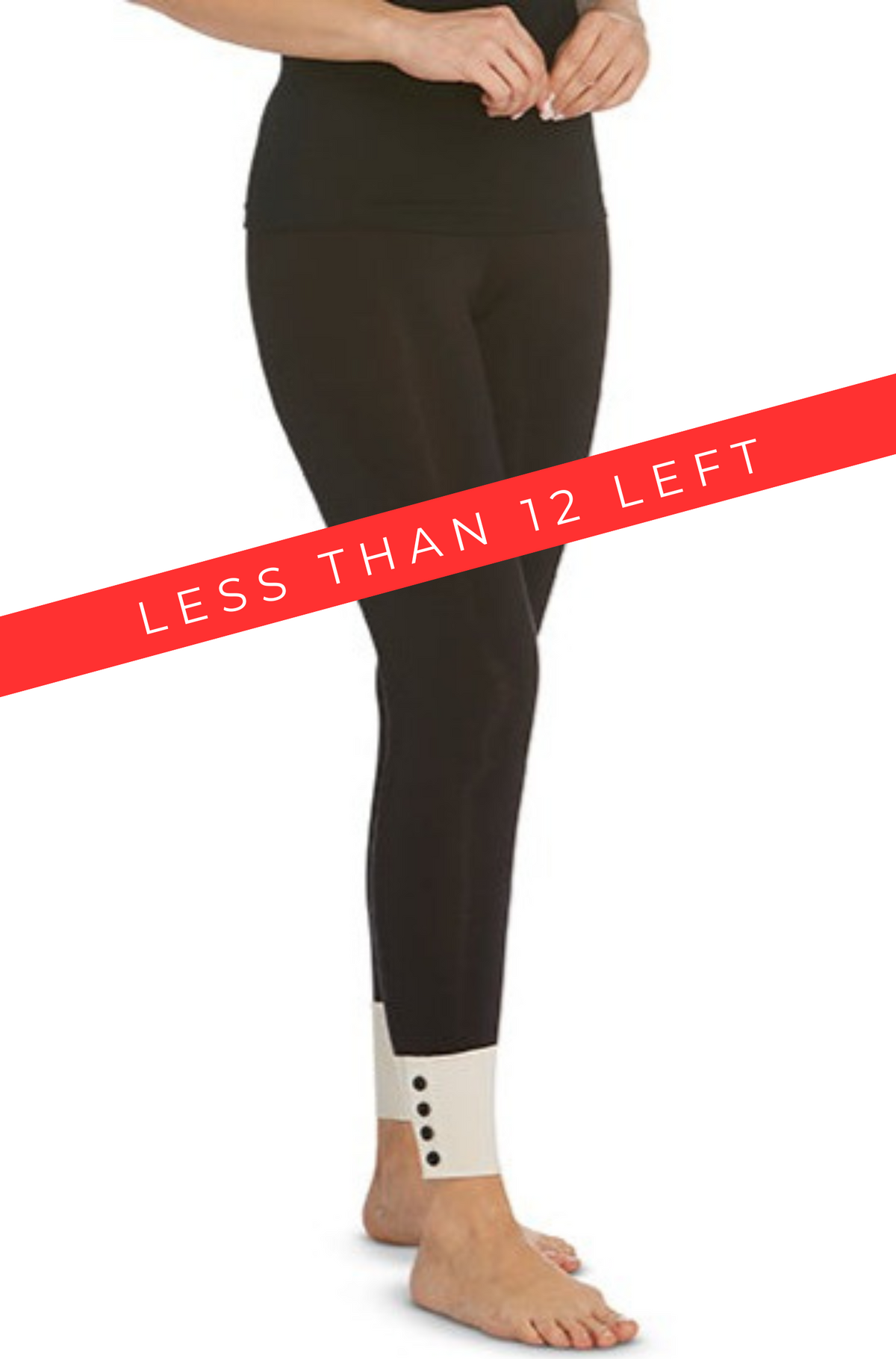 7/8th Button Legging - Black Milk