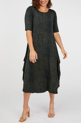 Original Tri Dress Sample - Wild Khaki