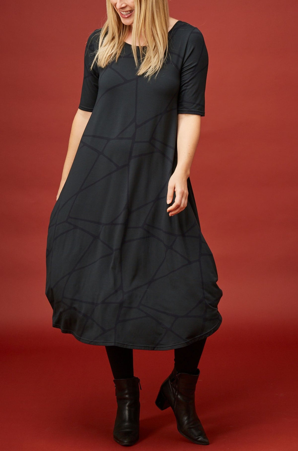 Original Tri Dress Sample - Marble Forest