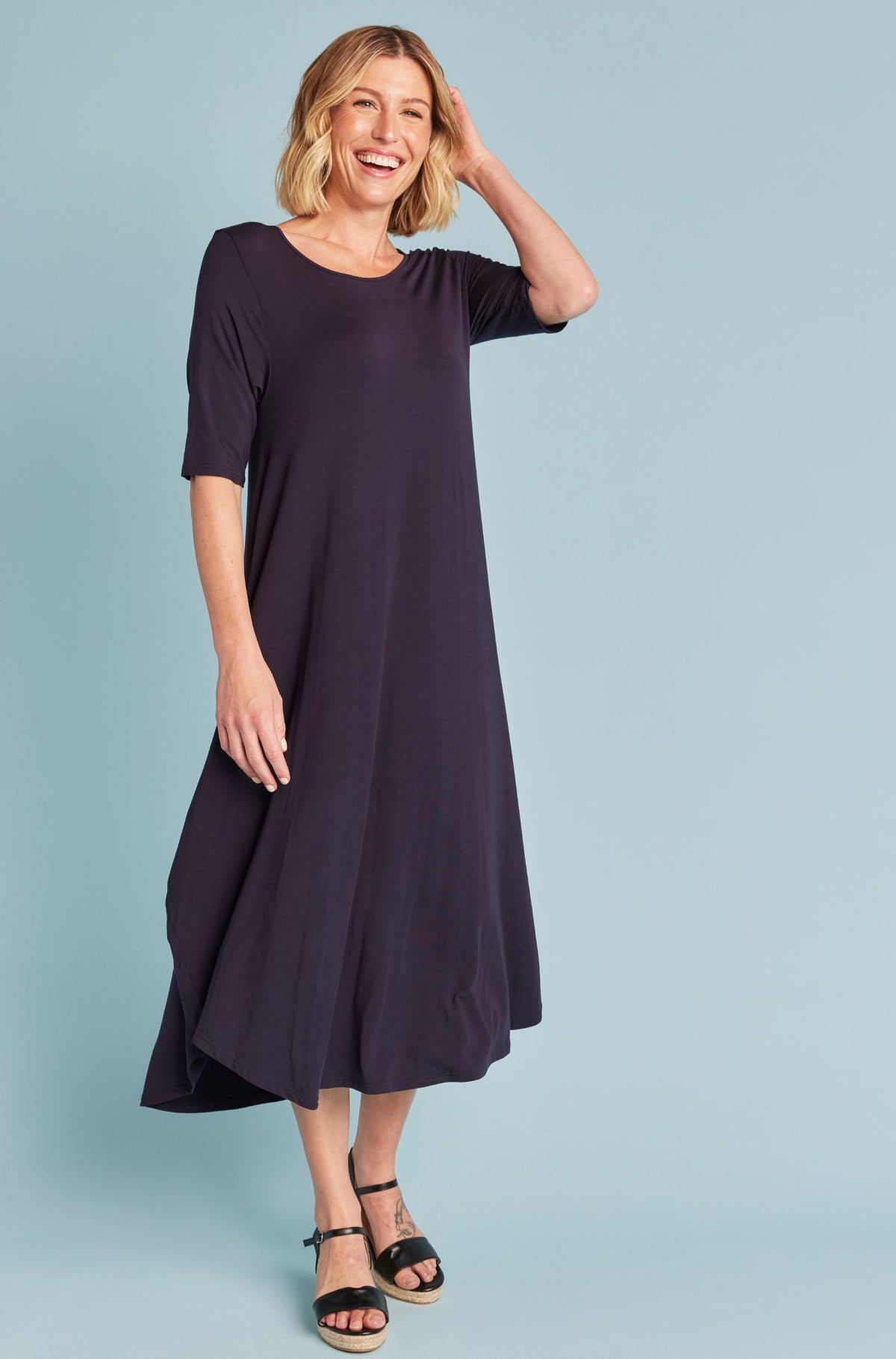 Original Tri Dress Sample - French Navy