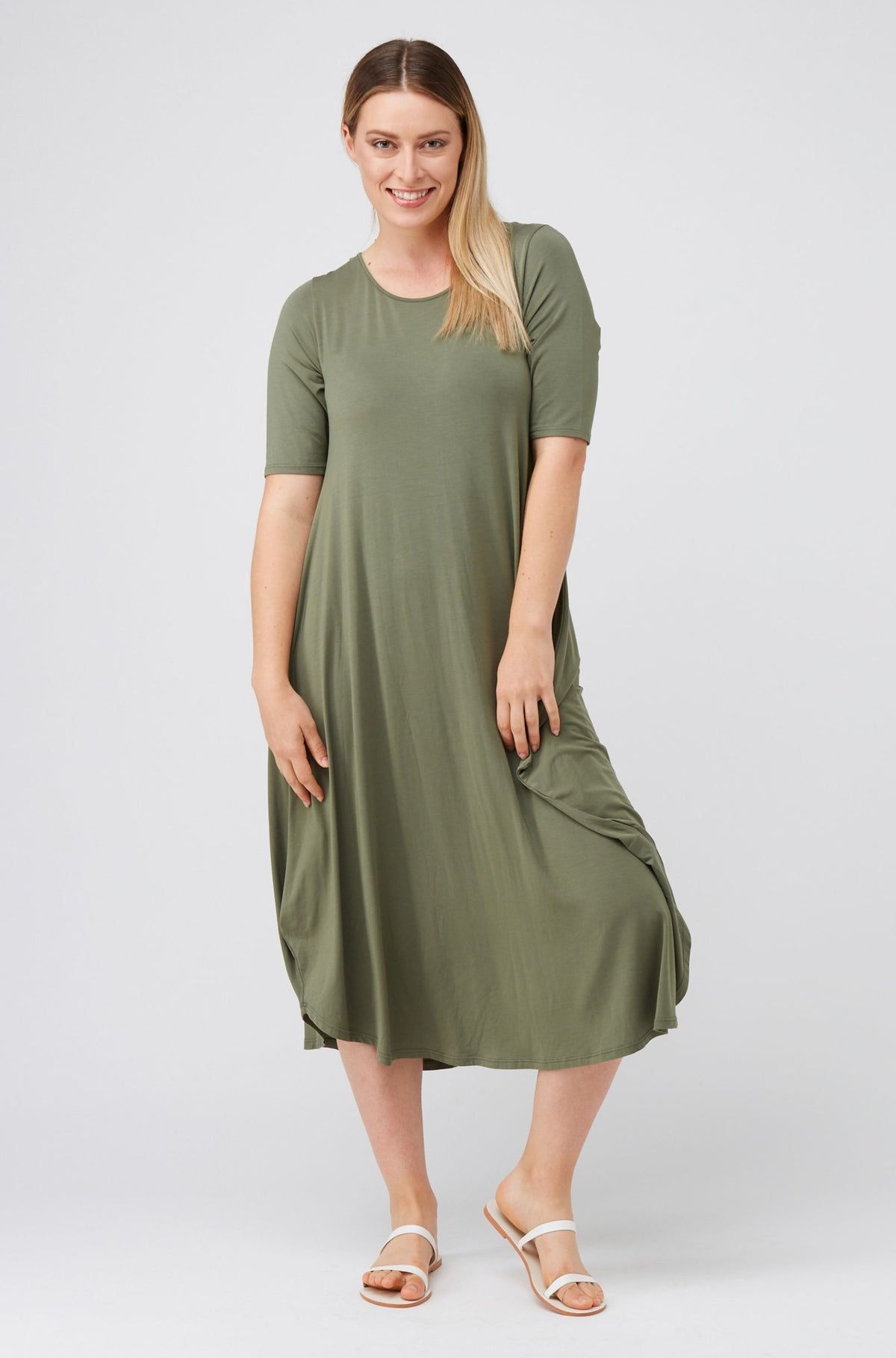 Original Tri Dress Sample - Olive