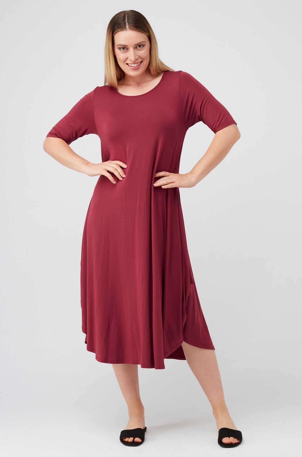 Original Tri Dress Sample - Sangria