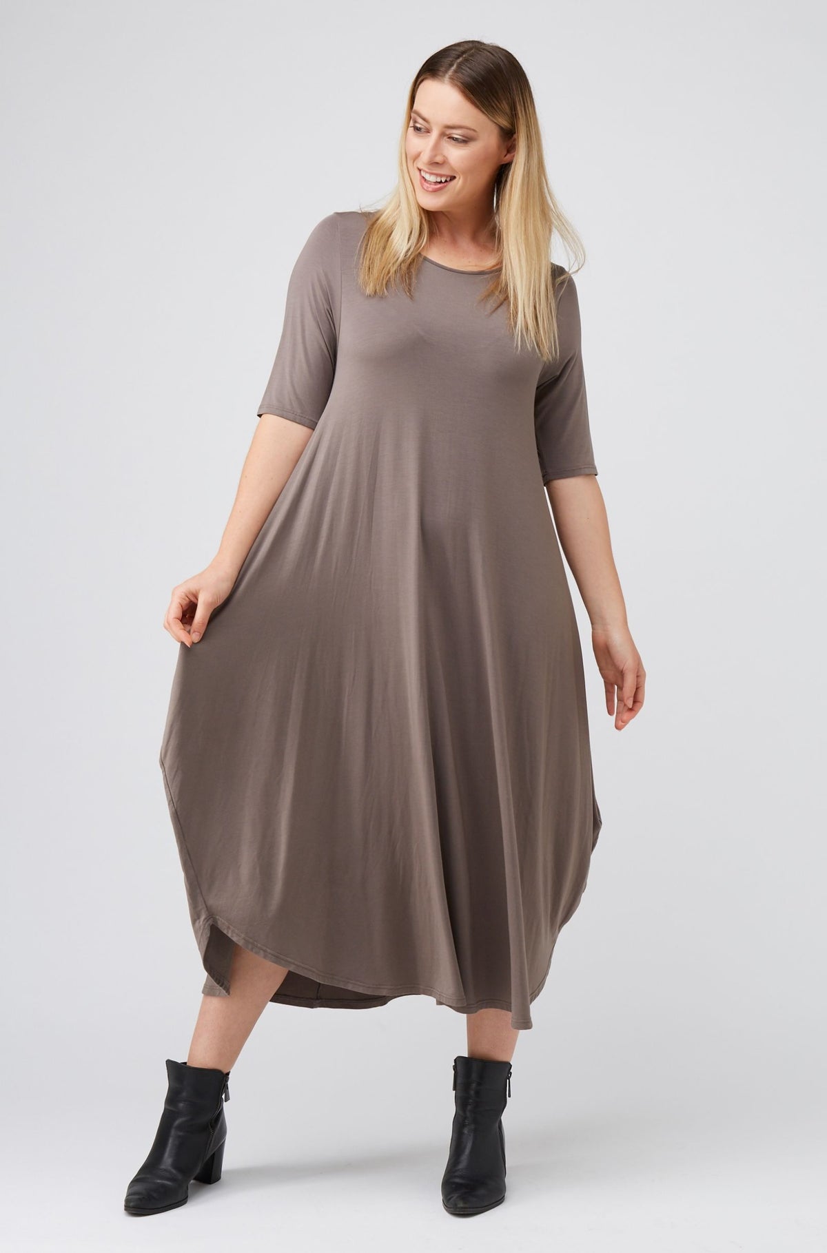 Original Tri Dress Sample - Chestnut