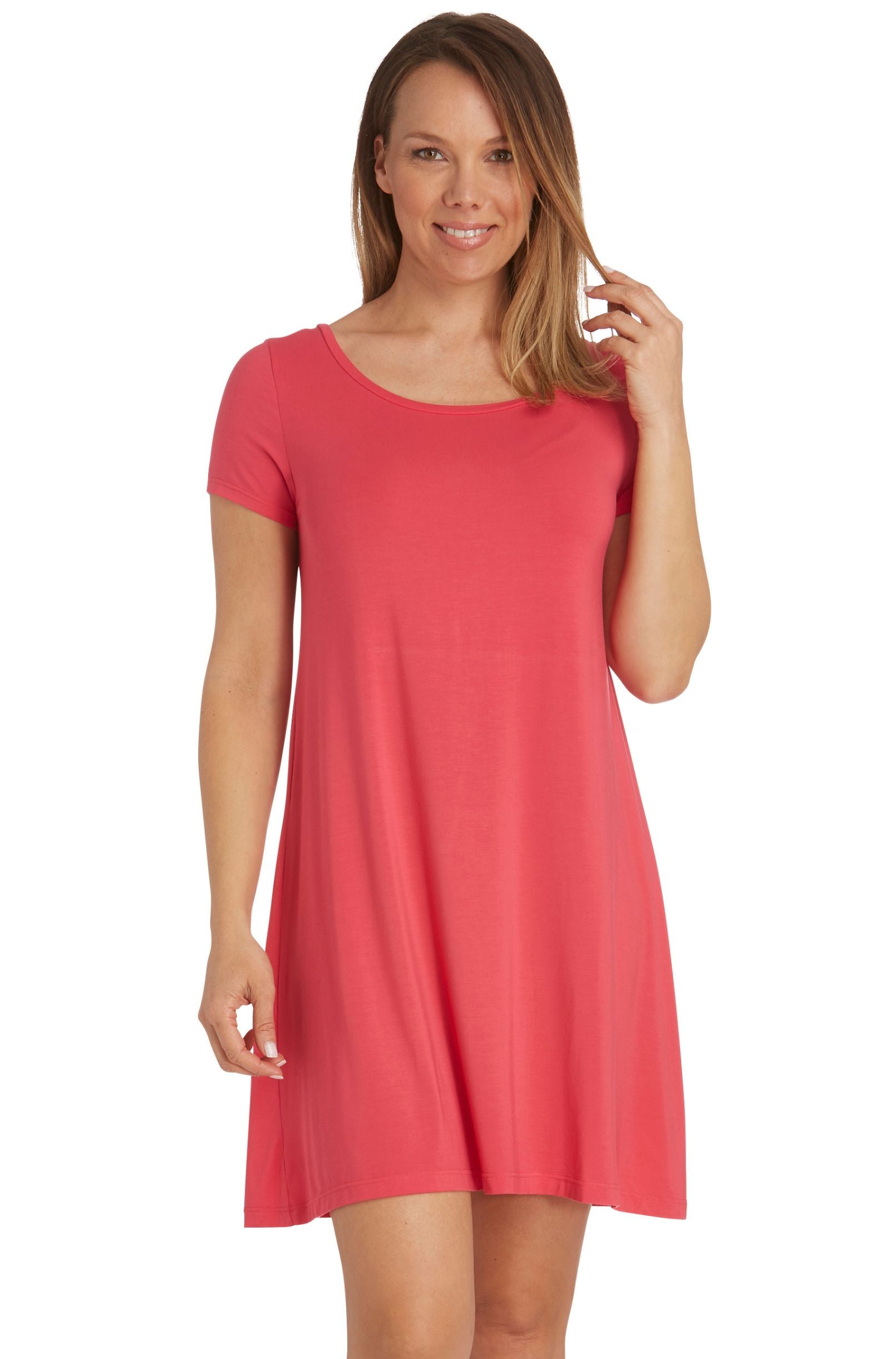 Swing Dress - Raspberry