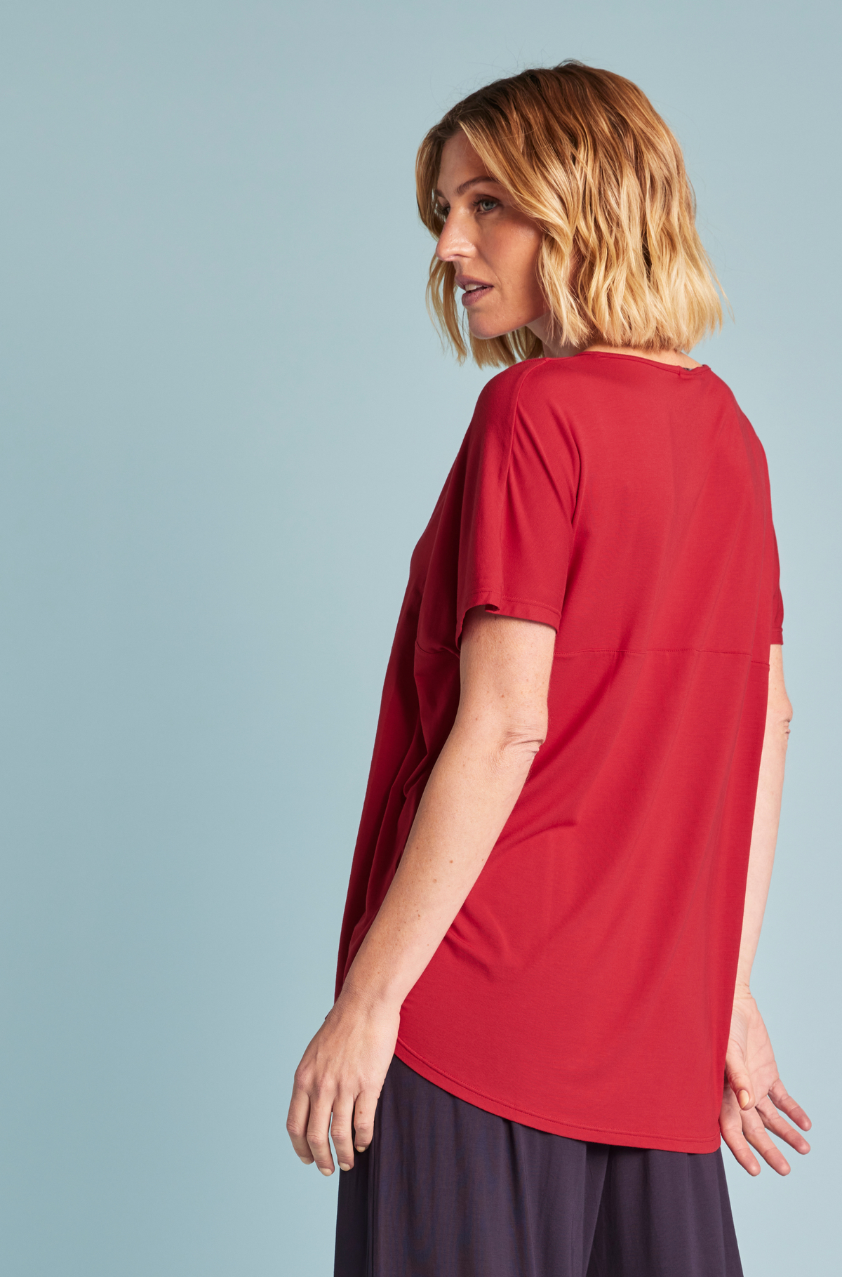 Ivy Swing Tee - Chilli Pepper