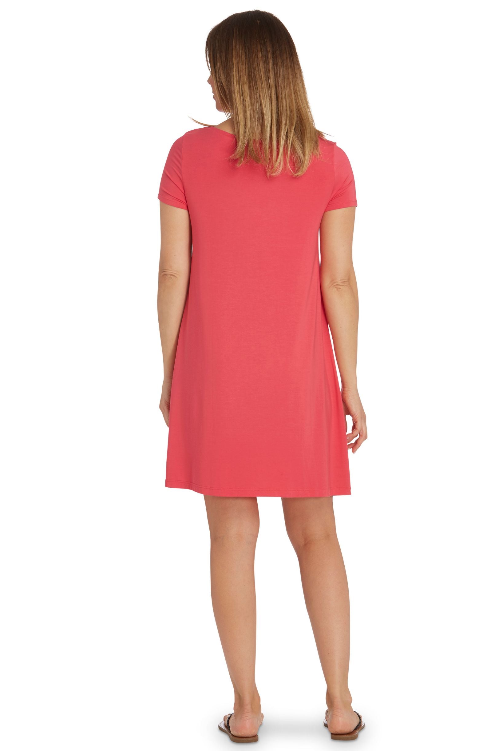 Swing Dress - Raspberry