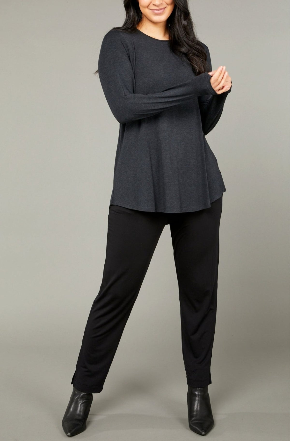 Cara Long Sleeve - Graphite