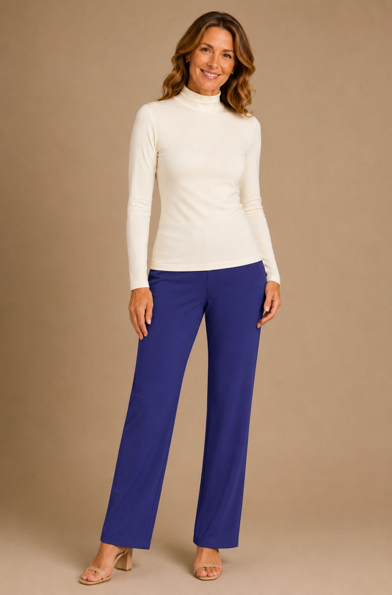 Turtle Neck Long Sleeve - Ivory