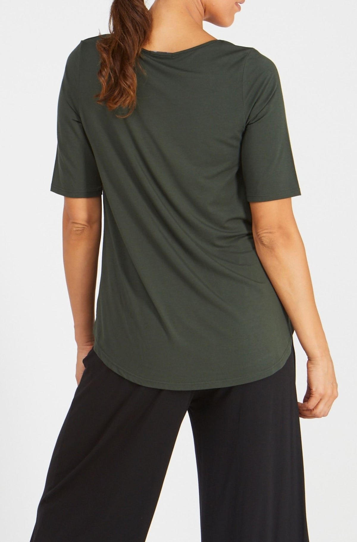 Elbow Swing Tee Sample | Khaki