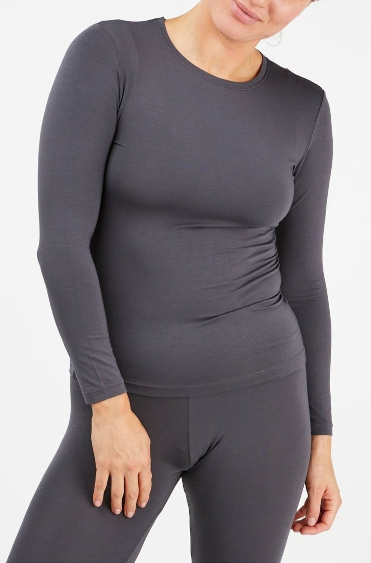 High Neck Long Sleeve - Storm
