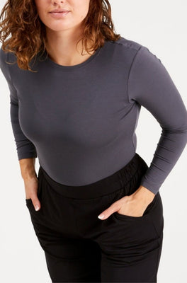 High Neck Long Sleeve - Storm