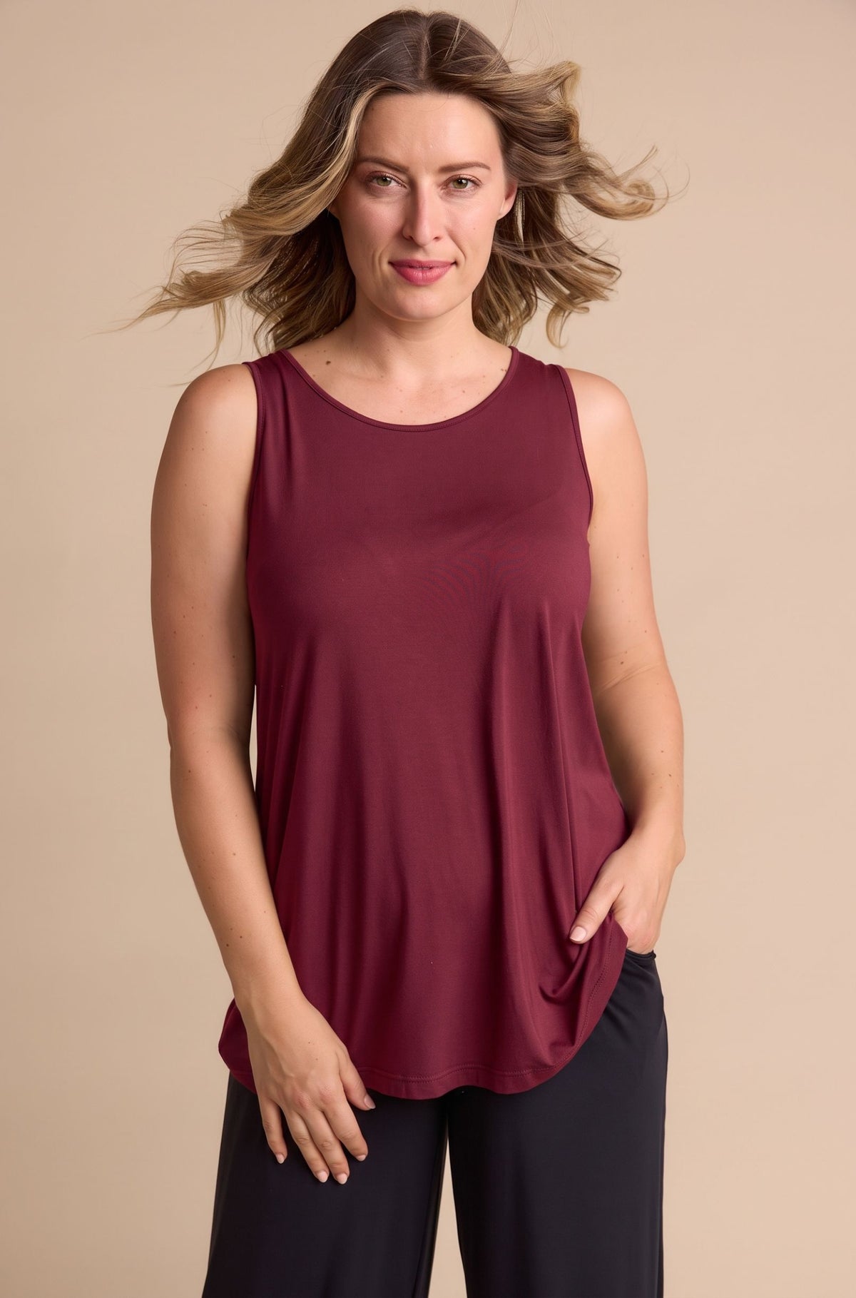 Grace Swing Tank Sample - Sangria
