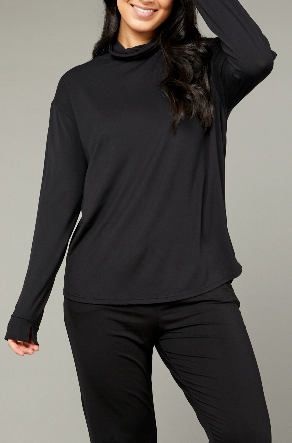 Maya Long Sleeve Sample - Black