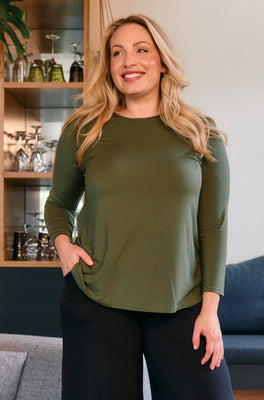 Cara Long Sleeve - Hunter Green