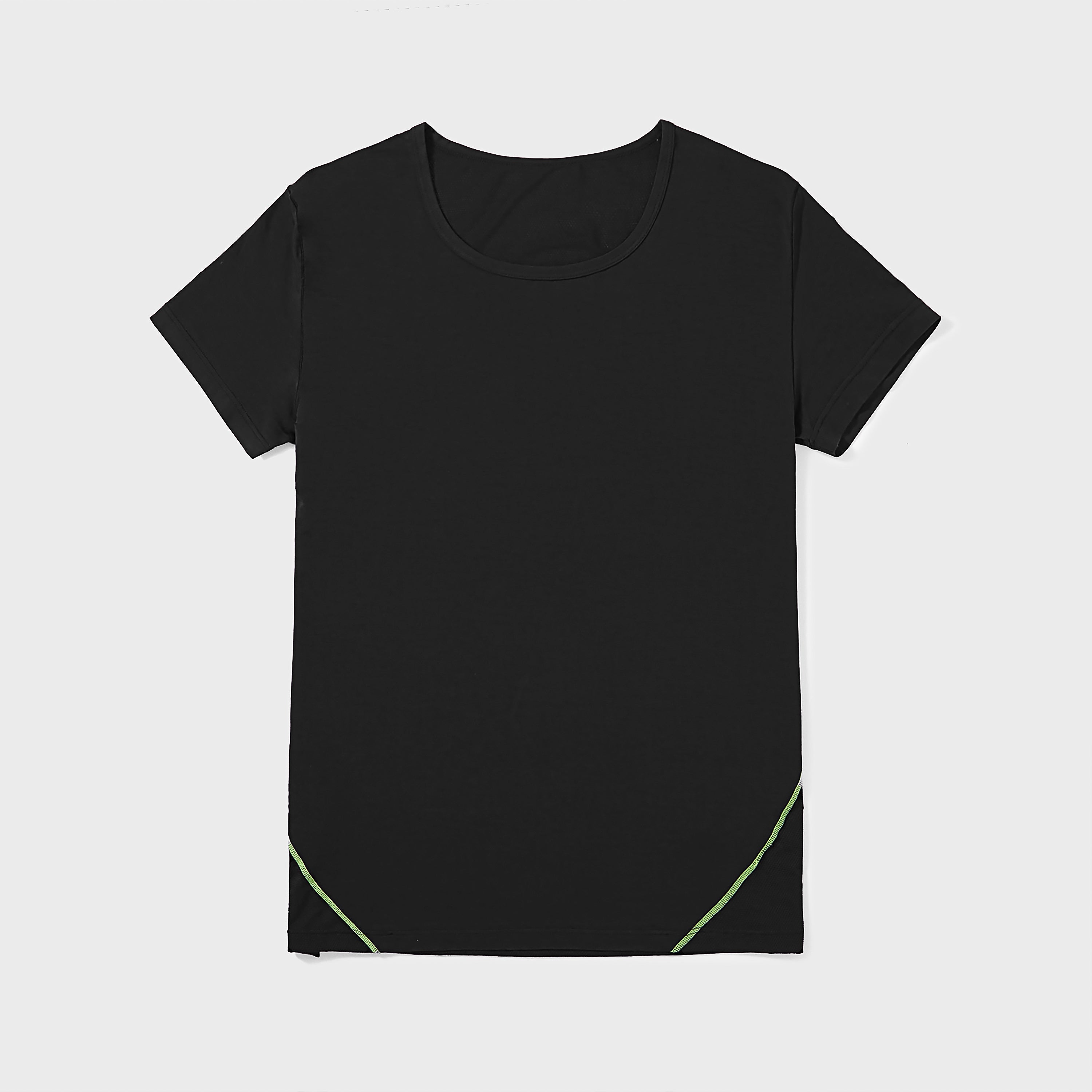 Sport Mesh Crew Neck Tee Black