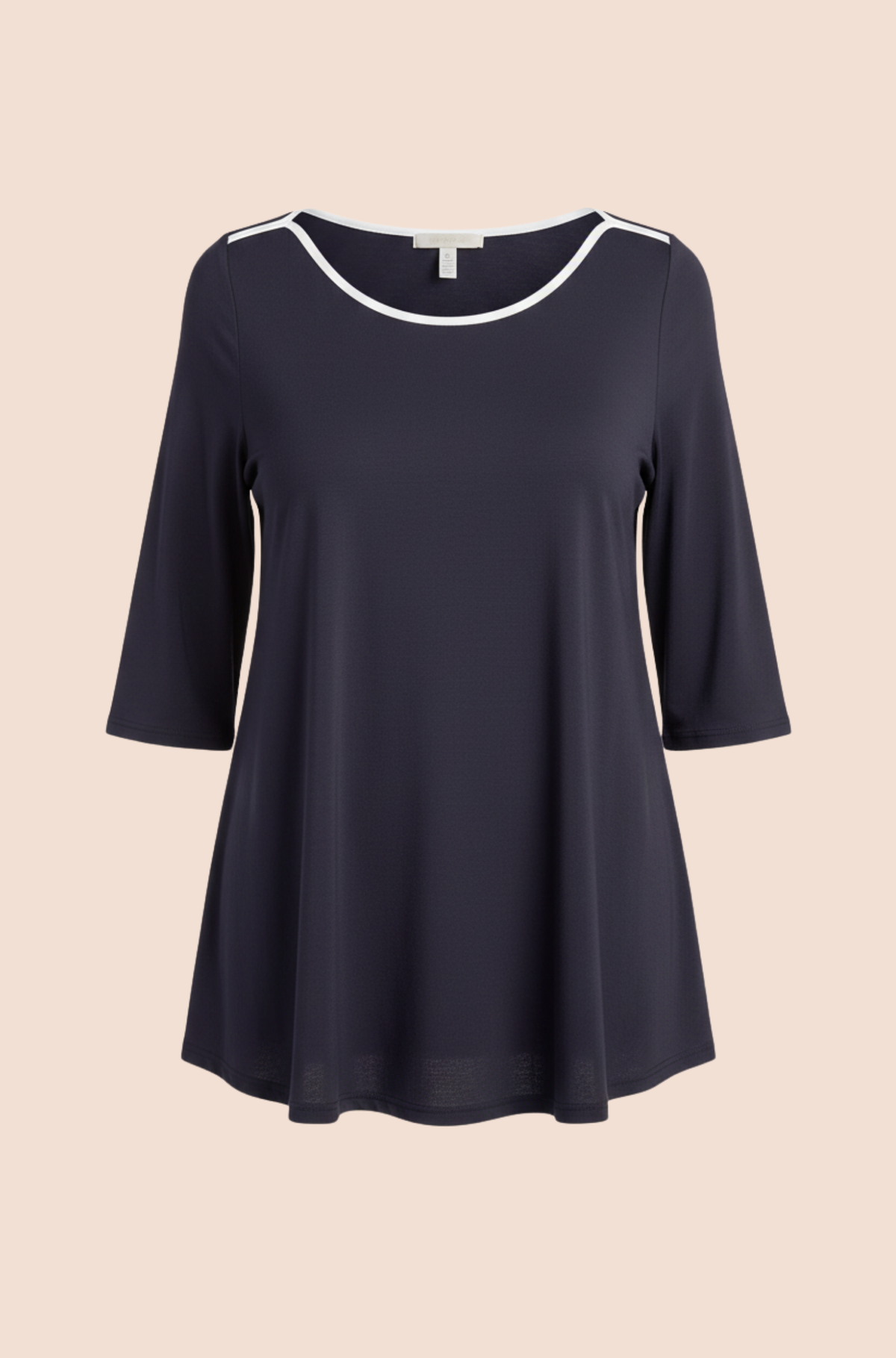 Elbow Swing Tee - Black-White Trim