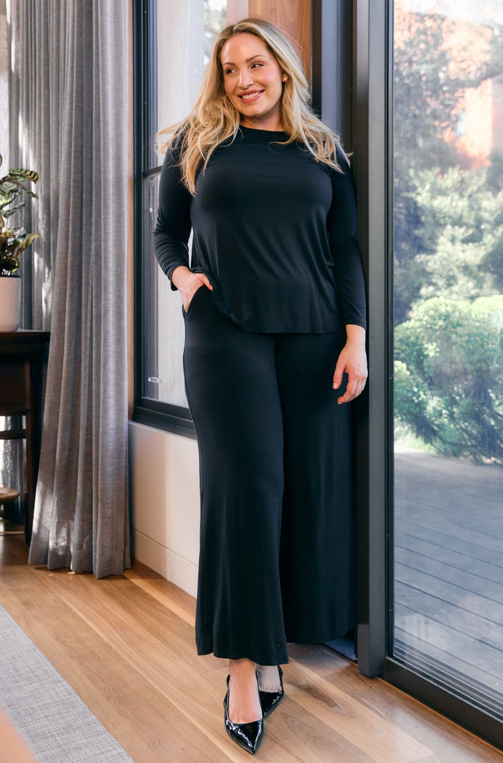 Cara Long Sleeve - Black