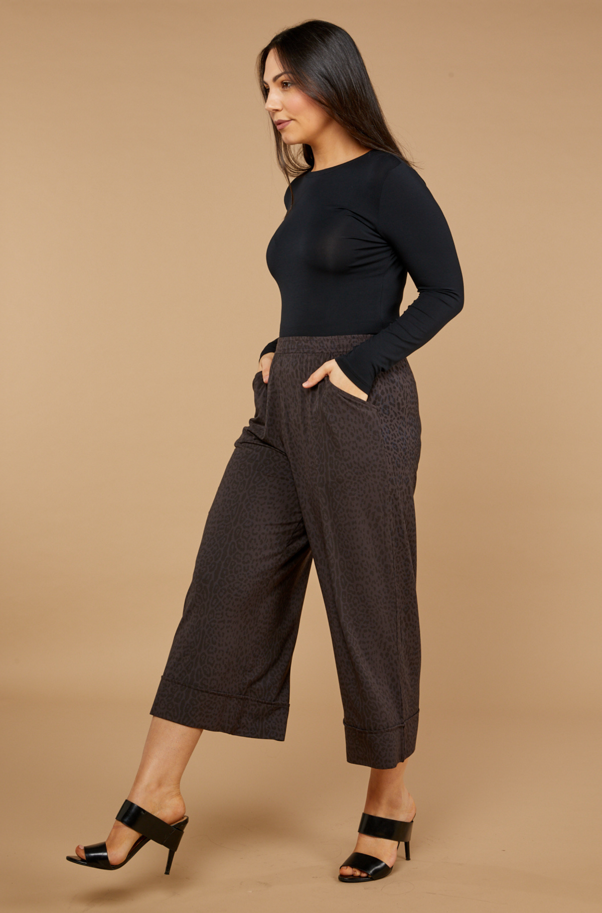 Culotte Resort Pant Wild Licorice