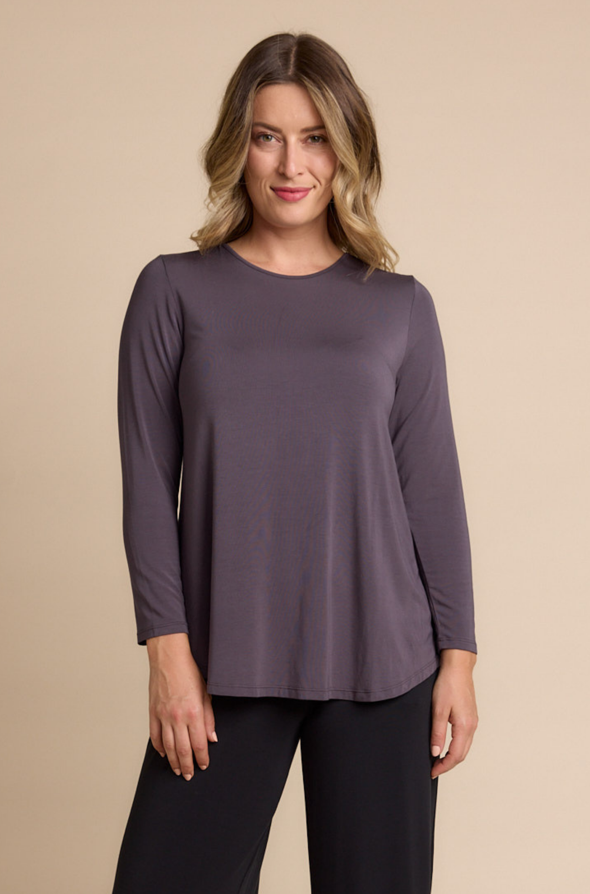 Cara Long Sleeve - Grape
