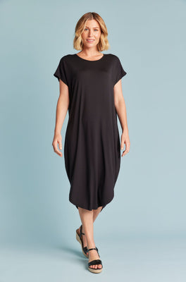 Ivy Midi Dress Sample - Black