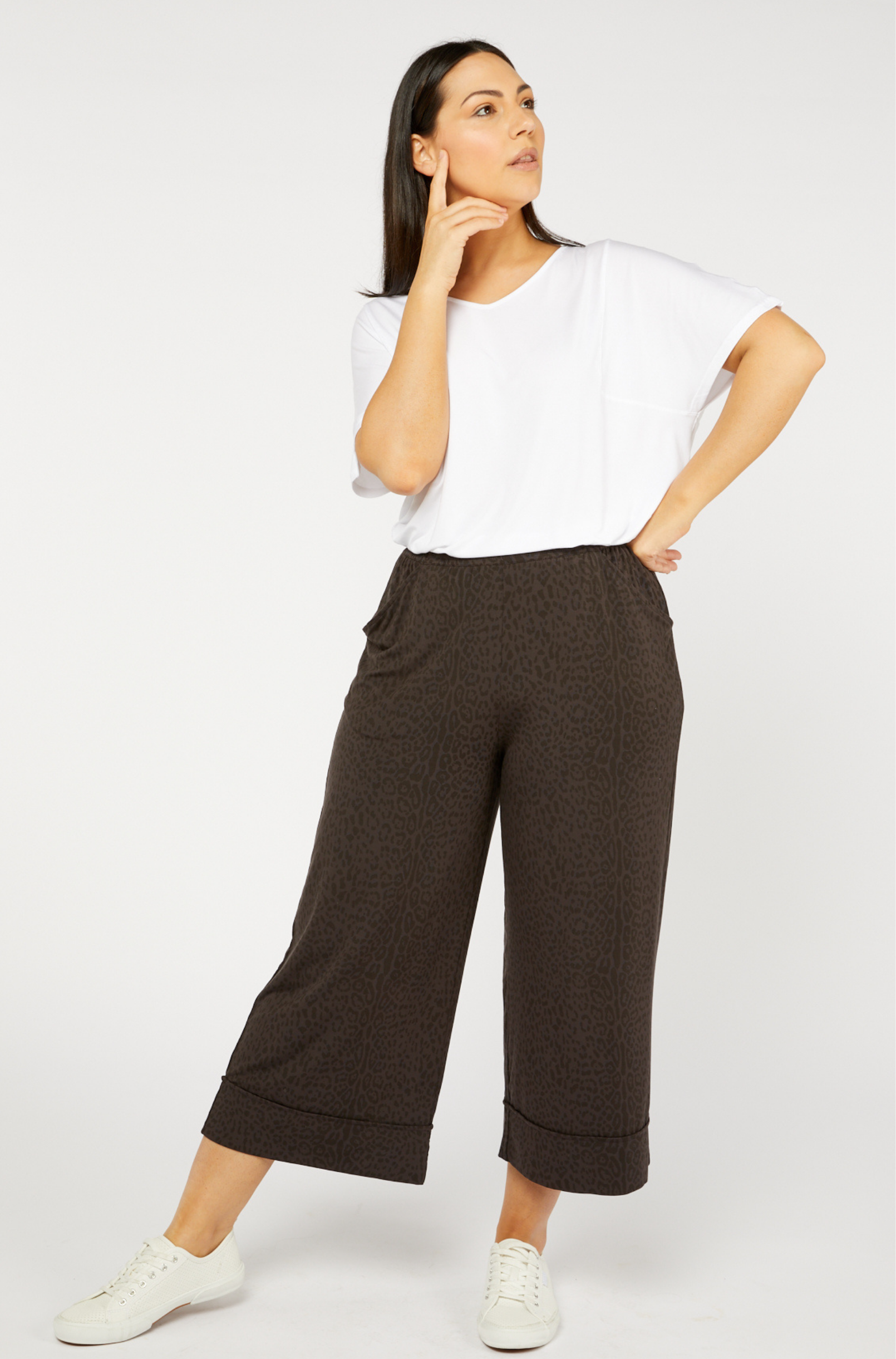 Culotte Resort Pant Wild Licorice