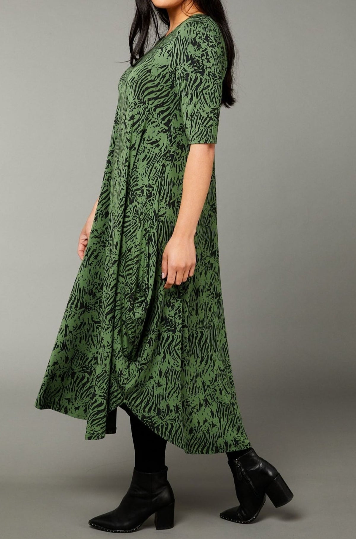 Original Tri Dress - Tiger Green