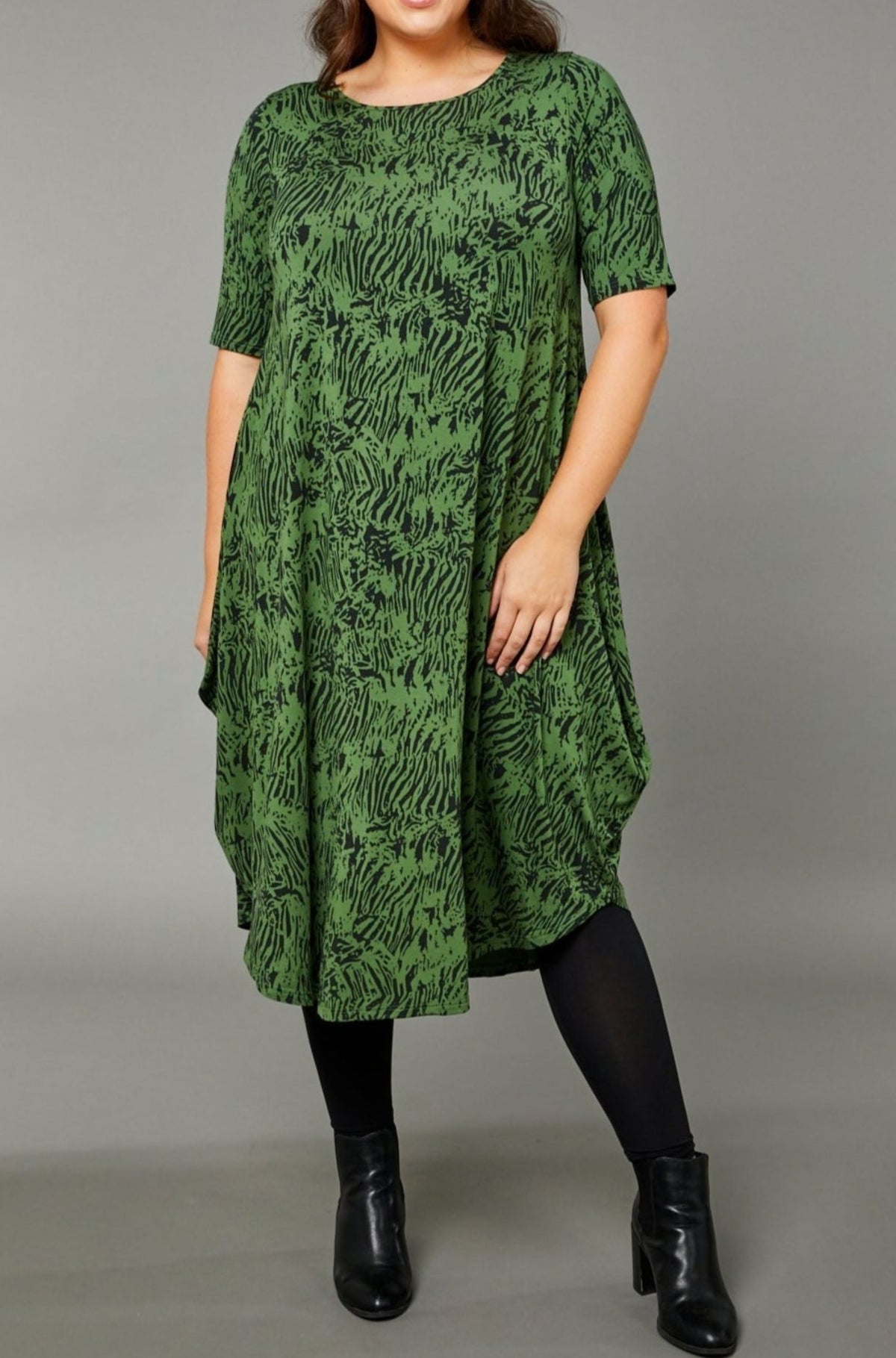 Original Tri Dress - Tiger Green