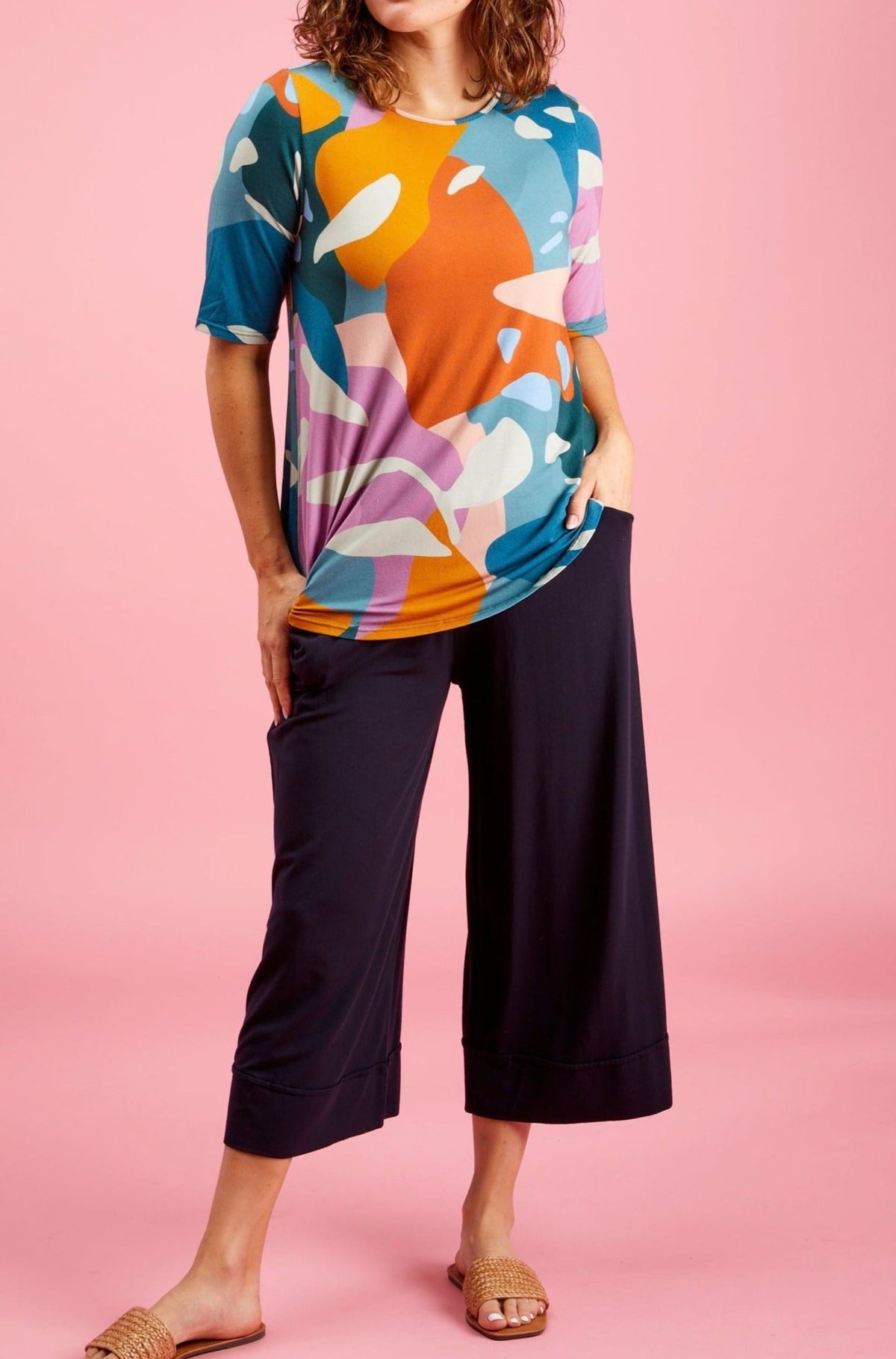 Elbow Swing Tee - Cocktail