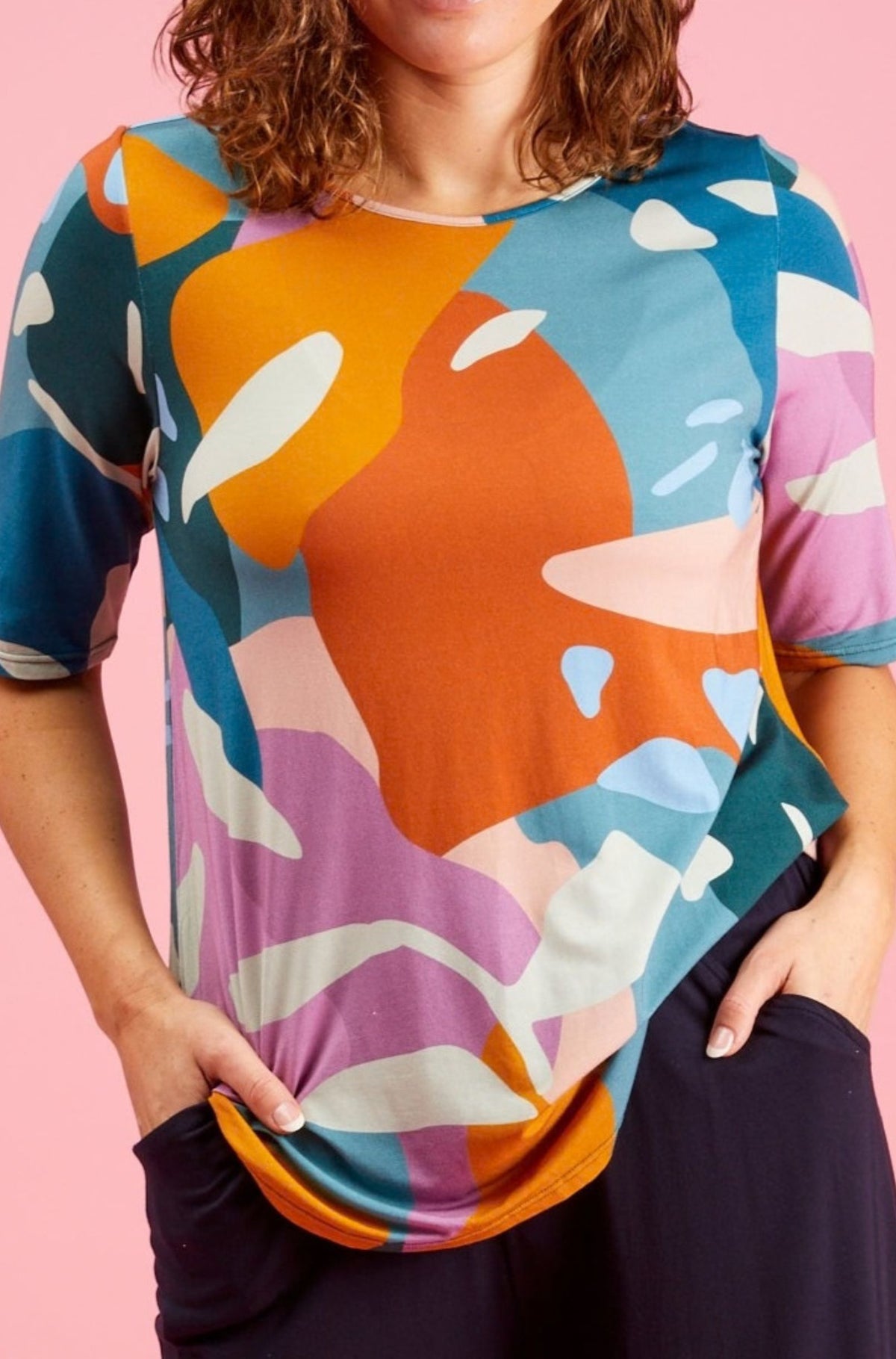 Elbow Swing Tee - Cocktail