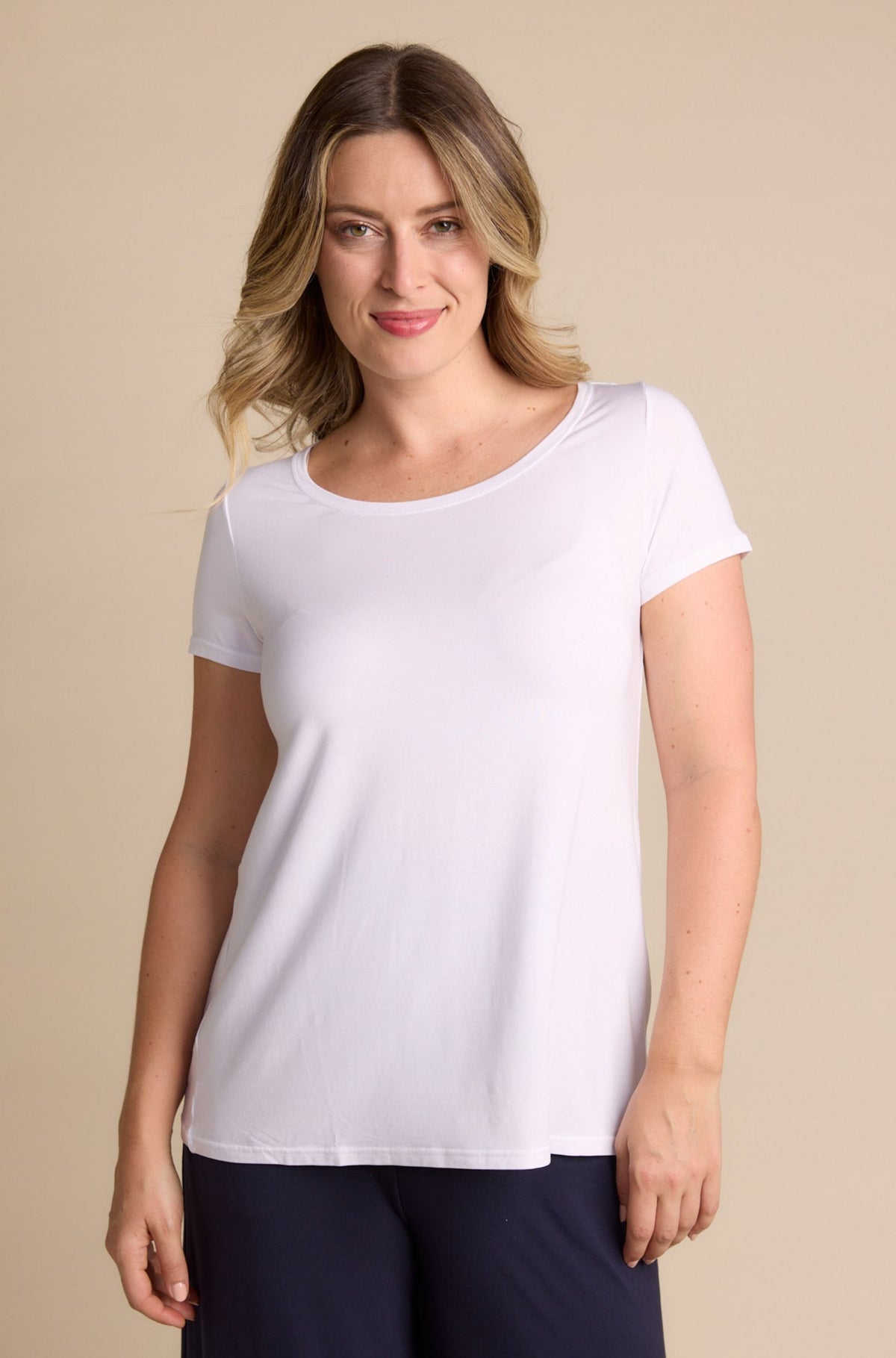 Swing Tee Sample - White