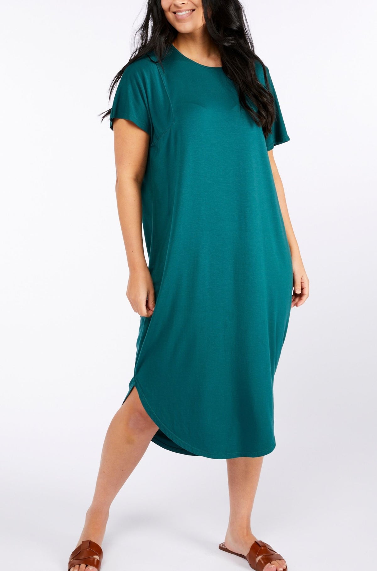 Ivy Midi Dress Sample | Atlantic Deep