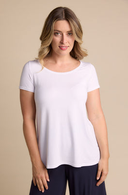 Swing Tee Sample - White