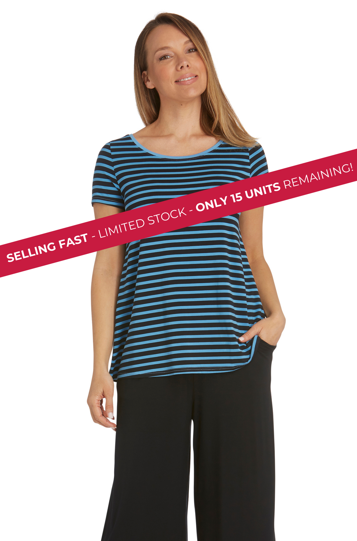 Swing Tee - Regatta Stripe