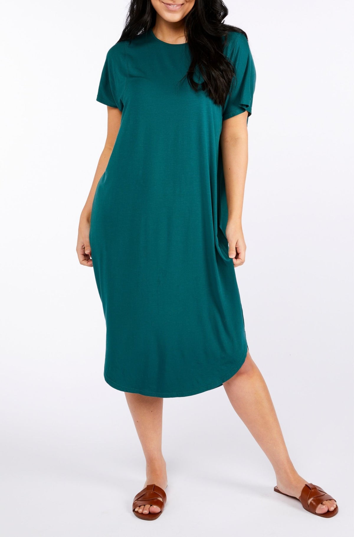 Ivy Midi Dress Sample | Atlantic Deep