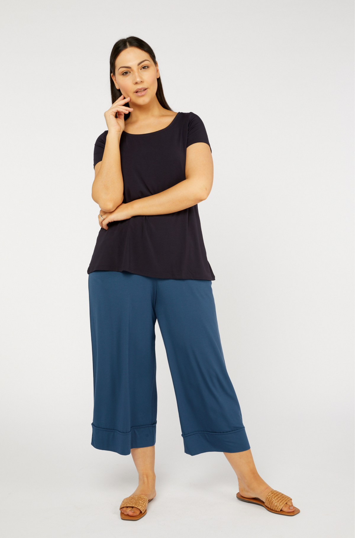Culotte Resort Pant Deep Sea