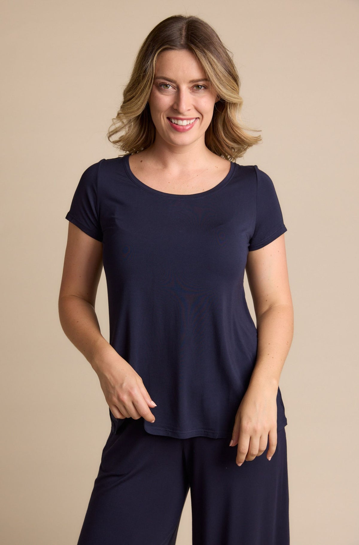 Swing Tee Sample - French Navy