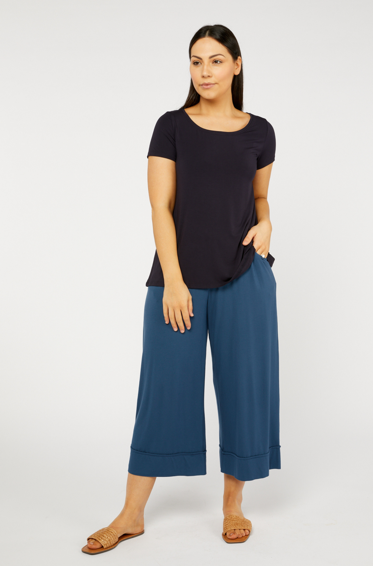 Culotte Resort Pant Deep Sea