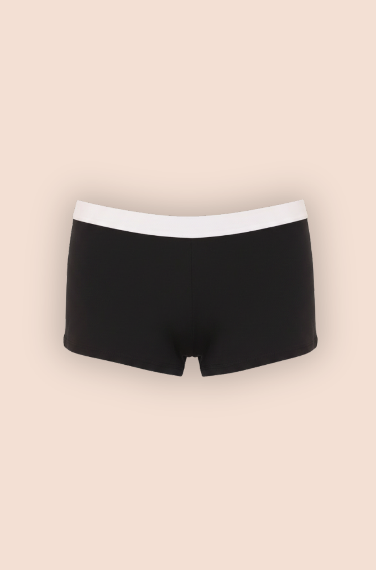 Boyleg Short - Black-White Trim