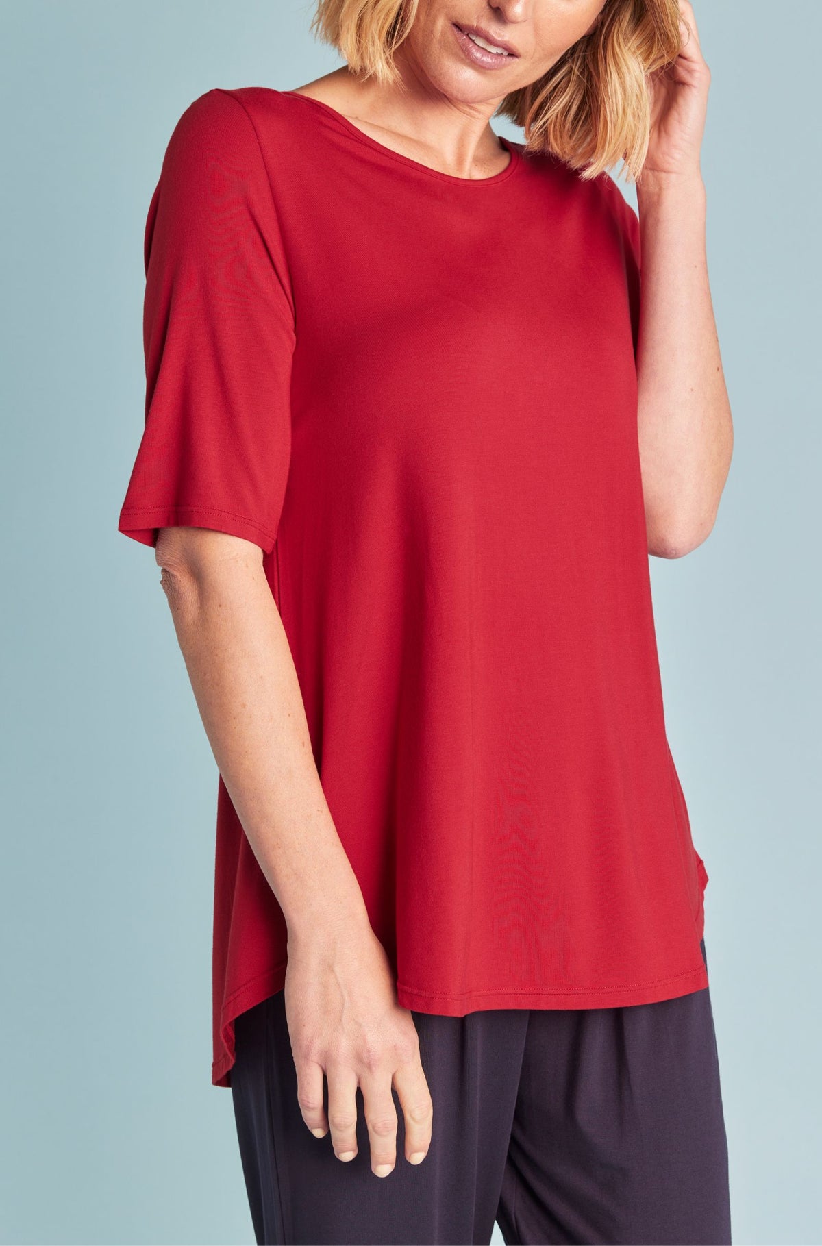 Elbow Swing Tee Sample | Chilli