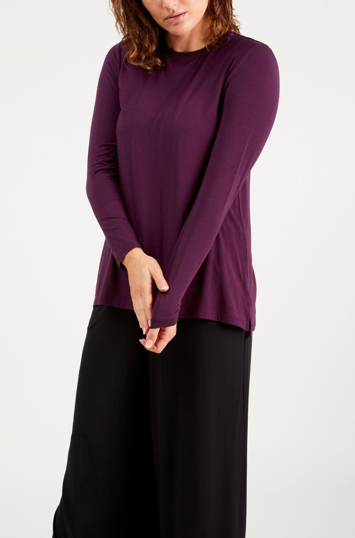 Swing Long Sleeve Sample | Wine