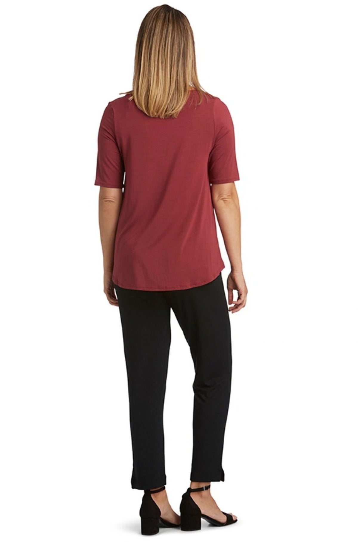 Elbow Swing Tee Sample | Sangria