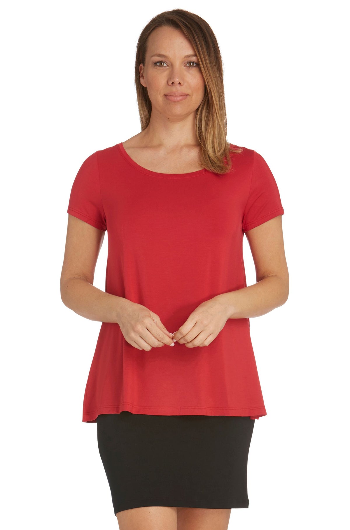 Swing Tee Sample - Crimson