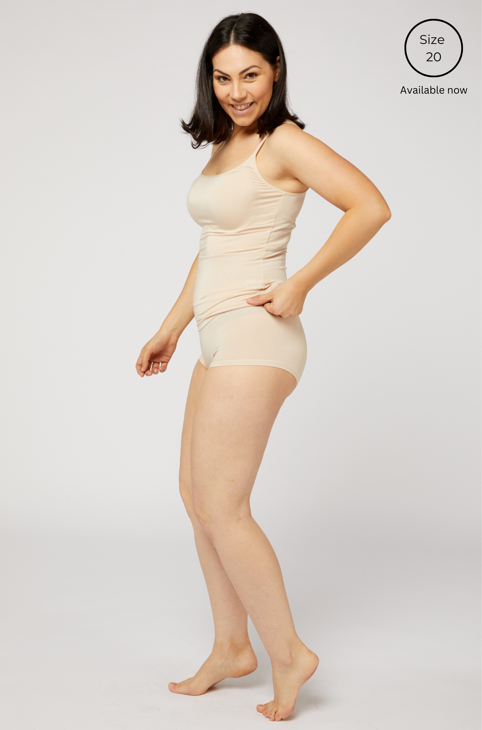 Shoestring Singlet Nude