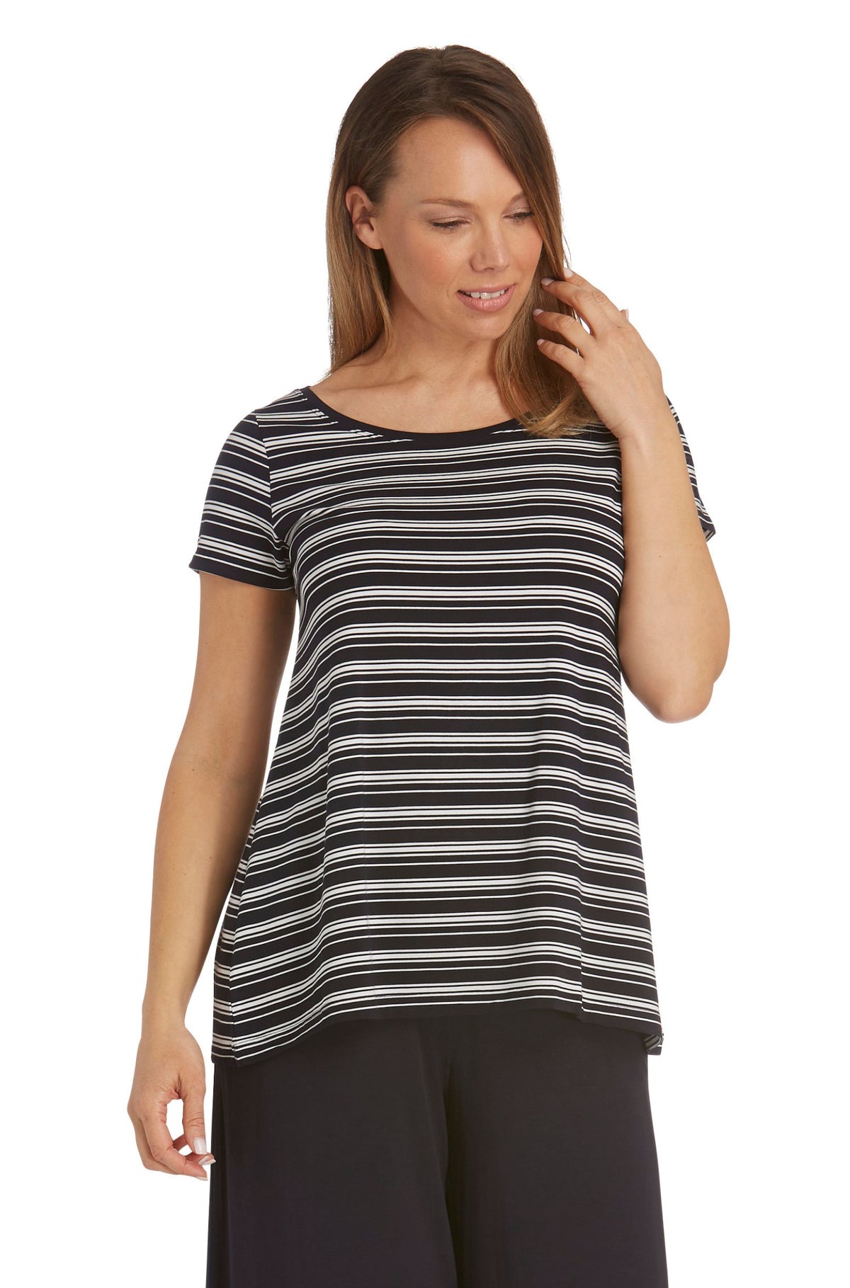 Swing Tee Sample - Capri Stripe