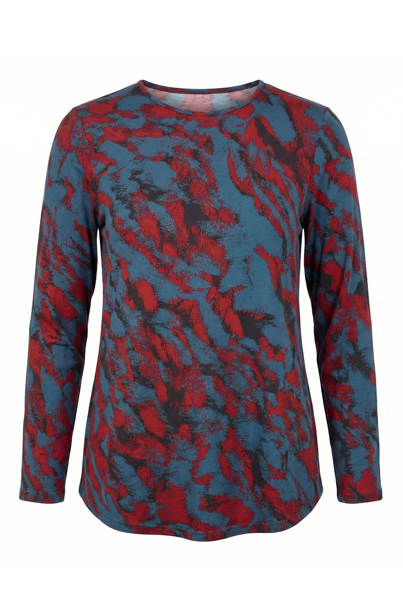 Cara Long Sleeve - Earth Print