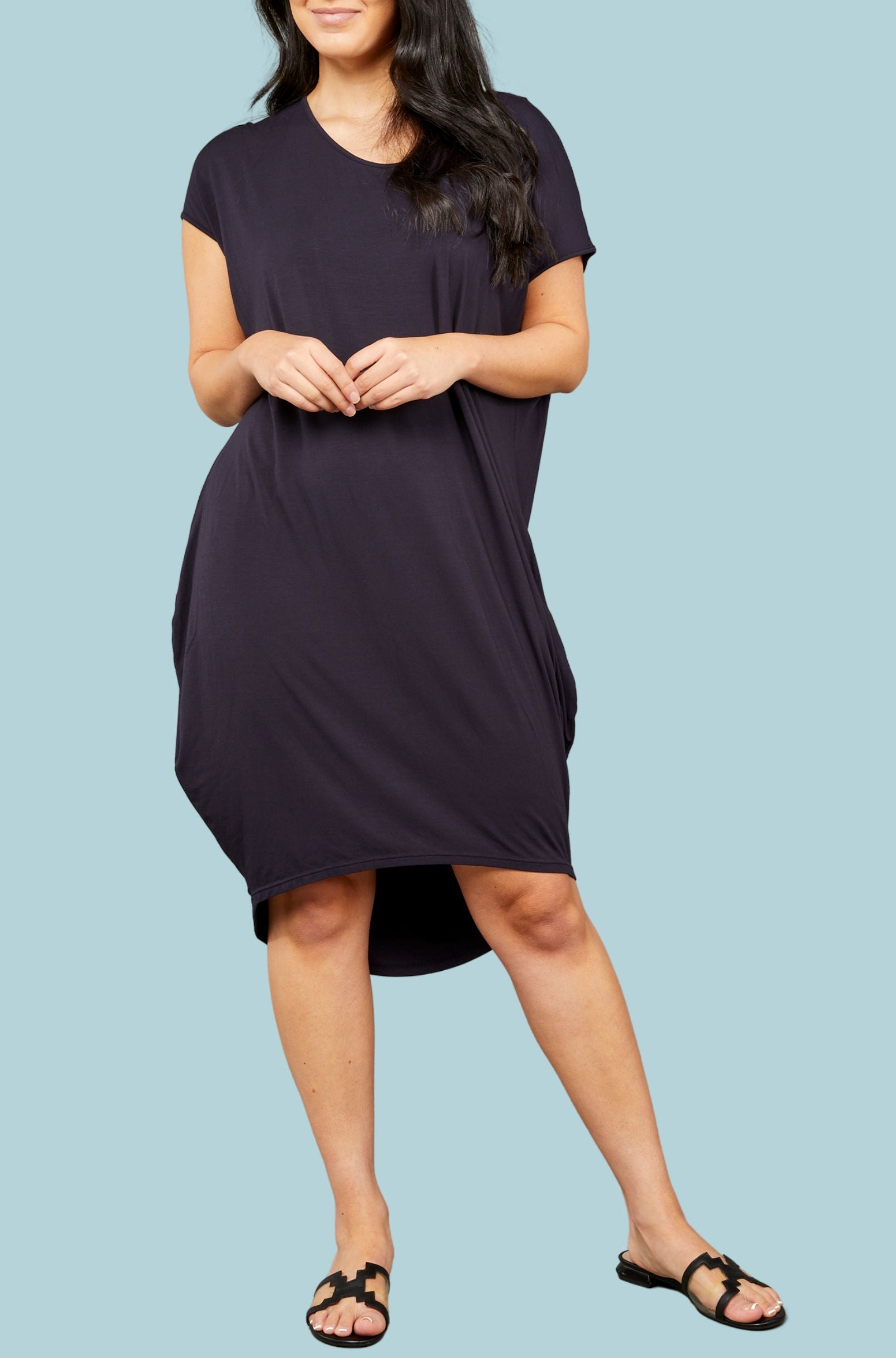 Tulip Dress - French Navy