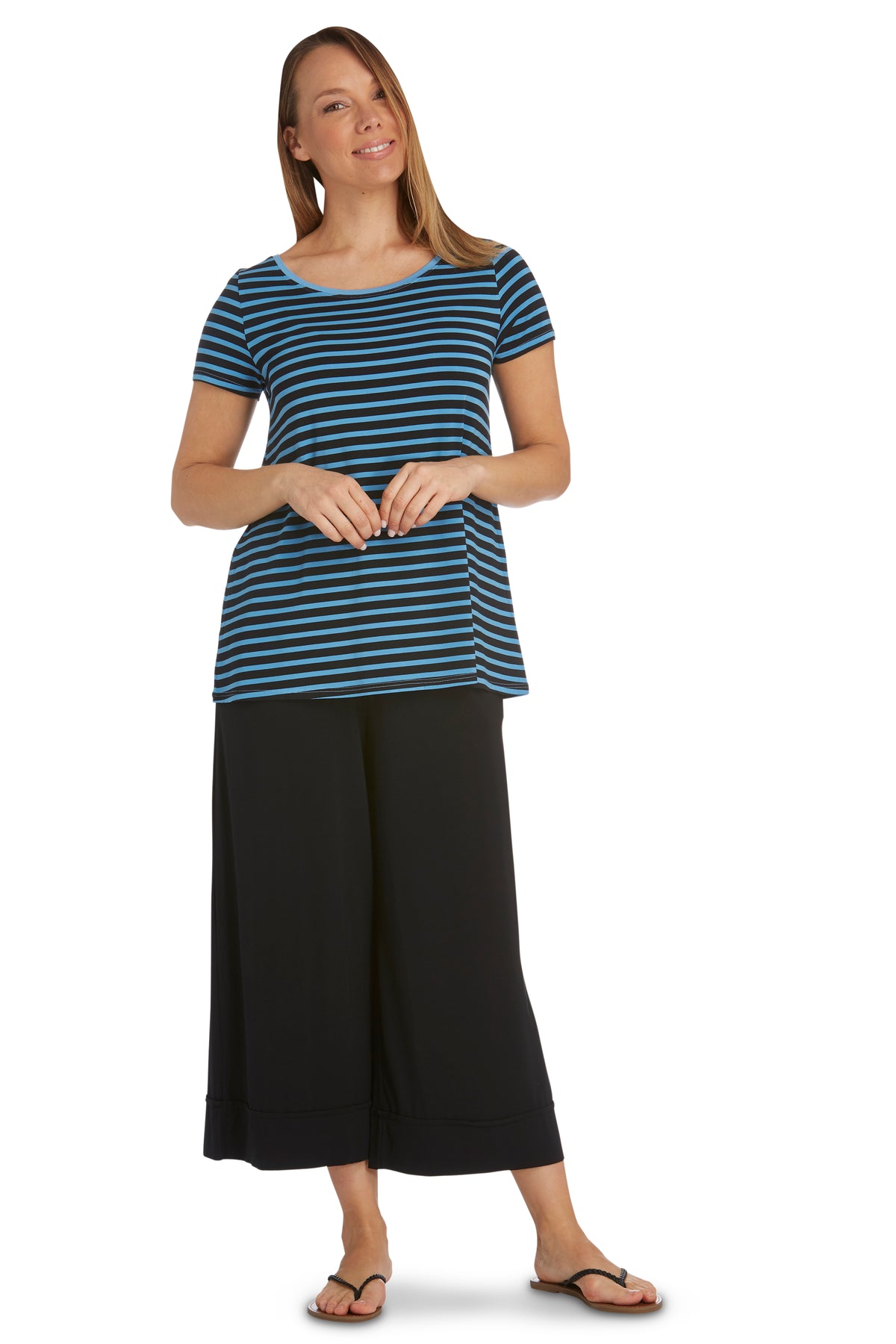 Swing Tee - Regatta Stripe