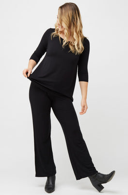 Swing 3/4 Sleeve - Black